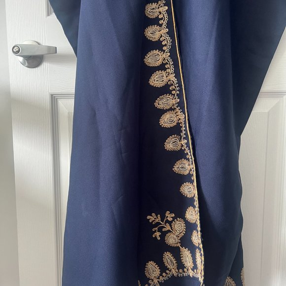 Hand Made Moroccan Gold Threaded Kaftan Robe! New! - Picture 7 of 7